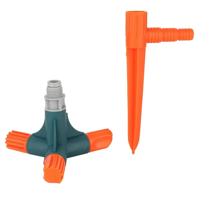 360° Rotating Water Sprinkler with Ground Insertion Rod for Garden - Image 3