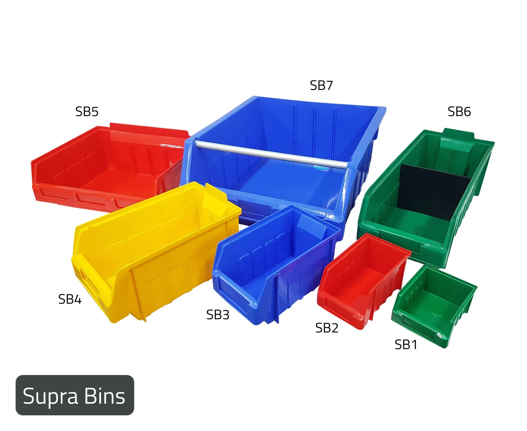 Alkon: SB 4 Supra Bin 290mm X 178mm X 143mm Blue/Red - Image 11