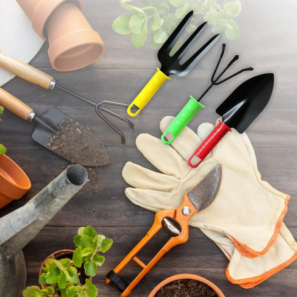 Colorful 3pcs Garden Tool Set with Plastic Handle - Image 4
