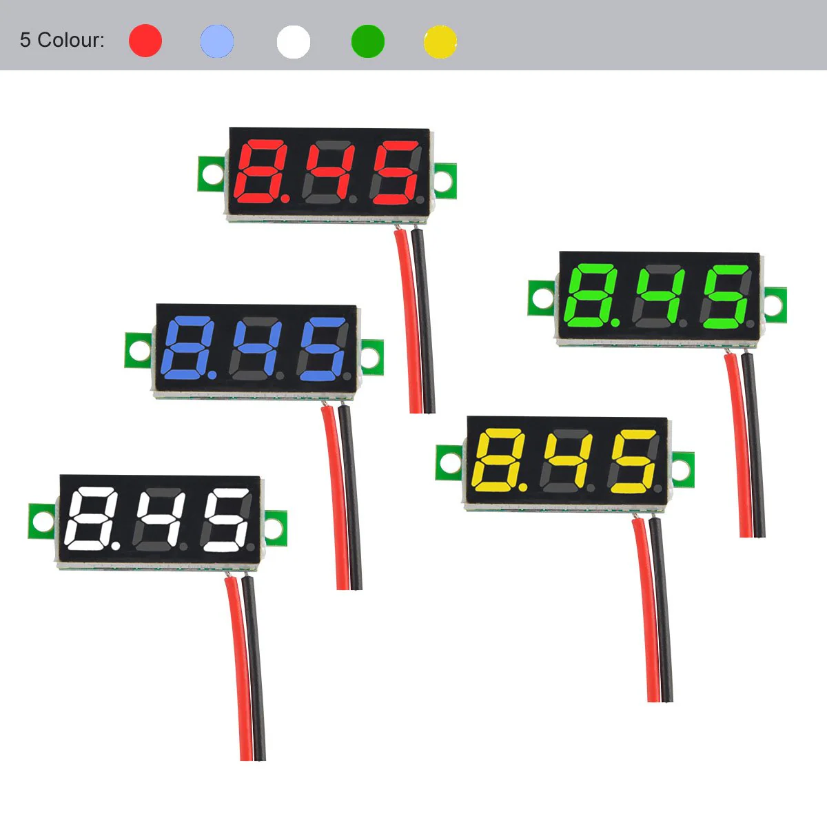 DC Voltmeter Module Two Wire 0.28 Inch 3.5-30v - Image 7