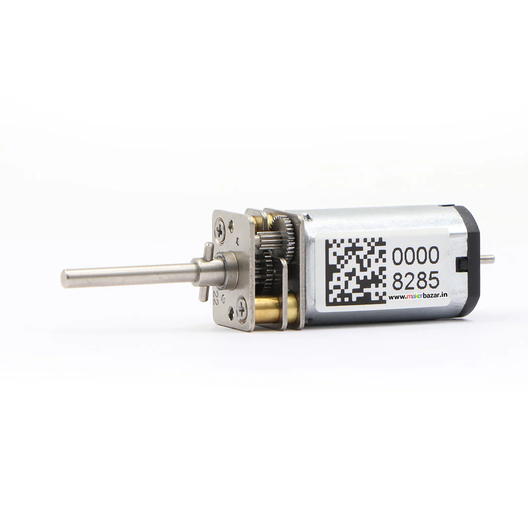 N20 3V-9VDC 14mm Long Shaft Miniature Metal Gear Motor - Image 3