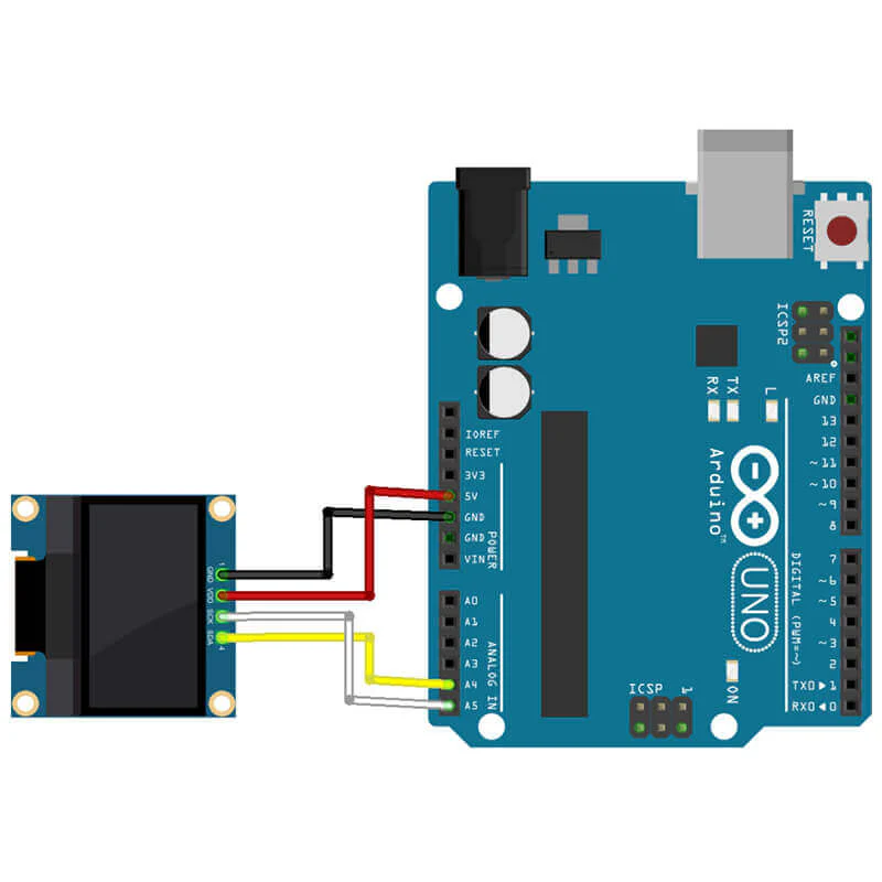 1.3 Inch I2C/IIC OLED Display Module 4pin - Image 5